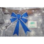 Funda pentru brad, Albastra, cu margini argintii, 13 x 18 cm, PVC, Embo - imagine 3