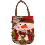 Geanta pentru Cadouri de Craciun, Embo, Model Om de Zapada, Decoratiune Sarbatori, 46x23x2 cm, Multicolor