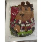 Geanta pentru Cadouri de Craciun, Embo, Model Ren, Decoratiune Sarbatori, 46x23x2 cm, Multicolor - imagine 5