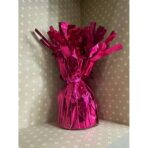 Greutate pentru Baloane cu Heliu, Embo, din Folie cu Franjuri, 170g, 13 x 5 x 3 cm, Roz - imagine 4
