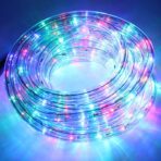 Instalatie Craciun Furtun Luminos Embo, 10 m, 100 LED-uri, Alb Cald, Baterii - imagine 2