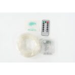 Instalatie Craciun Furtun Luminos Embo, 10 m, 100 LED-uri, Alb Cald, Baterii - imagine 4