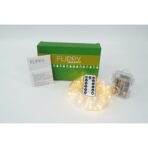 Instalatie Craciun Furtun Luminos Embo, 10 m, 100 LED-uri, Alb Cald, Baterii - imagine 5