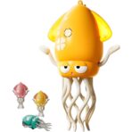 Caracatita Dansatoare, Embo, +3 Ani, 3 Moduri, din ABS, Incarcare USB, cu Undita Inclusa, 12.6 x 7.6 x 20.7 cm, Galben - imagine 3