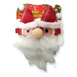 Ochelari de Craciun, Embo, cu Nas si Barba, Model Mos Craciun, 24x14cm, Rosu