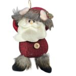 Figurina de Craciun, Embo, pentru Brad, Tip Mosa Craciun, 5 x 7 cm, Multicolor