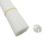 Set 100 Bete cu Rozete pentru Baloane, Embo, Suporturi de plastic, Usor de instalat, Reutilizabil, Pentru aniversare, Nunta, Ziua de Nastere, Decor, 40 cm, Transparente