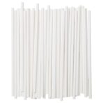 Set 100 Paie, Embo, din Hartie, 20 cm, Model Uni, Alb