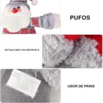 Clema pentru perdea, prindere cu arici, model Mos Craciun, material textil/poliester, 53 x 23 cm, multicolor - imagine 5
