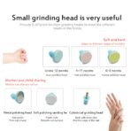 Set Pila Electrica pentru Copii si Bebelusi, Embo, ABS, 6 Accesorii, cu Lumina LED, Albastru Alb - imagine 8