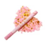 Tun Confetti, Embo, Best Wishes, Confetti Inimioare si Paiete, 60 x 5 cm, Roz Auriu