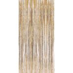 Perdea Franjurata, Embo, Model Decor Petrecere, pentru Fundal de Poze, Amenajare Colorata a Petrecerii, Dimensiune 100x200 cm, Gold Sampanie