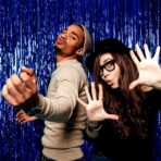 Perdea Franjurata, Embo, Model Decor Petrecere, pentru Fundal de Poze, Amenajare Colorata a Petrecerii, Dimensiune 100x200 cm, Albastru Inchis - imagine 4