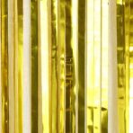 Perdea Franjurata, Embo, Model Decor Petrecere, pentru Fundal de Poze, Amenajare Colorata a Petrecerii, Dimensiune 100x200 cm, Gold - imagine 3