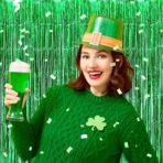 Perdea Franjurata, Embo, Model Decor Petrecere, pentru Fundal de Poze, Amenajare Colorata a Petrecerii, Dimensiune 100x200 cm, Verde - imagine 5