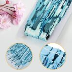 Perdea Franjurata, Embo, Model Decor Petrecere, pentru Fundal de Poze, Amenajare Colorata a Petrecerii, Dimensiune 100x200 cm, Albastru Deschis - imagine 7