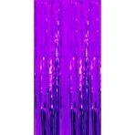 Perdea Franjurata, Embo, Model Decor Petrecere, pentru Fundal de Poze, Amenajare Colorata a Petrecerii, Dimensiune 100x200 cm, Mov