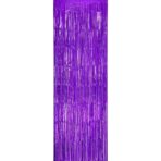 Perdea Franjurata, Embo, Model Decor Petrecere, pentru Fundal de Poze, Amenajare Colorata a Petrecerii, Dimensiune 100x200 cm, Mov Deschis