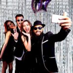 Perdea Franjurata, Embo, Model Decor Petrecere, pentru Fundal de Poze, Amenajare Colorata a Petrecerii, Dimensiune 100x200 cm, Argintiu - imagine 2