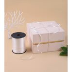 Panglica pentru Baloane, Embo, Rola de 200 de Metri, din Rafie, Alba - imagine 3