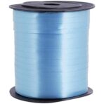 Panglica pentru Baloane, Embo, Rola de 200 de Metri, din Rafie, Albastra - imagine 4