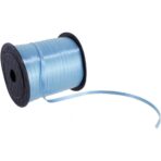 Panglica pentru Baloane, Embo, Rola de 200 de Metri, din Rafie, Albastra - imagine 5