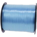 Panglica pentru Baloane, Embo, Rola de 200 de Metri, din Rafie, Albastra - imagine 6