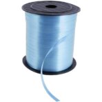 Panglica pentru Baloane, Embo, Rola de 200 de Metri, din Rafie, Albastra - imagine 7