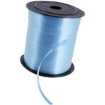 Panglica pentru Baloane, Embo, Rola de 200 de Metri, din Rafie, Albastra - imagine 10