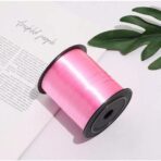 Panglica pentru Baloane, Embo, Rola de 200 de Metri, din Rafie, Roz - imagine 5