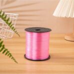 Panglica pentru Baloane, Embo, Rola de 200 de Metri, din Rafie, Roz - imagine 7