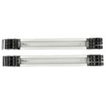 Set Suport Reglabil cu Roti pentru Mutat Mobila, Embo, Dimensiune Reglabila, Greutate Maxima 330kg, Benzi Antiderapante, cu Frana, Alb Negru