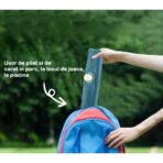 Pistol cu apa pentru copii Embo, rezervor tip ghiozdan, 1500 ml, reglabil, material ABS/silicon, distanta improscare 8 metri, tragaci cu presiune, 12.5 x 28 cm, albastru - imagine 9