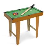 Mini Masa de Biliard pentru Copii, Embo, Durabil, Usor de Transportat, 2 Tacuri, 16 Bile, 120x61x77.5 cm