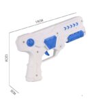 Set 2 Piese Jucarie Interactiva, Embo, Pistol de Catapultare + Zmeu, din Plastic si Panza, +8 Ani, Impermeabil, Model Dragon cu Flacari, Multicolor - imagine 2