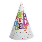 Set 6 Coifuri pentru Petrecere, Embo, Colectia Happy Birthday, Multicolor