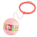 Minge pentru Sarit, Embo, Tip Coarda Hula Hoop, Cerc 12 cm, Coarda 52 cm, Minge 12 x 11 cm, Functie Iluminat, 4-6 Ani, Plastic, Roz