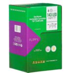 Sectiune Instalatie de Craciun, Embo®, Tip Turturi, Fara Alimentator, 5m, 143 LED-uri, 8 Jocuri de Lumini, Fir Transparent, Lumina Alb Cald, IP44, Interconectabila