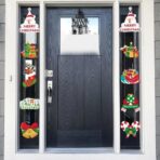 Set 2 Decoratiuni de Craciun, Embo, de Agatat, pentru Usa, Sfoara Inclusa, 21 cm/28 cm, din Hartie 350g, Multicolor - imagine 6