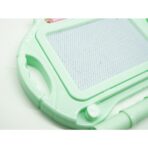 Tabla Magnetica pentru desen Embo, Pix, forma dreptunghi, dimensiuni 23x17 cm, Dezvolta Creativitatea, cu picioare suport, Verde - imagine 3