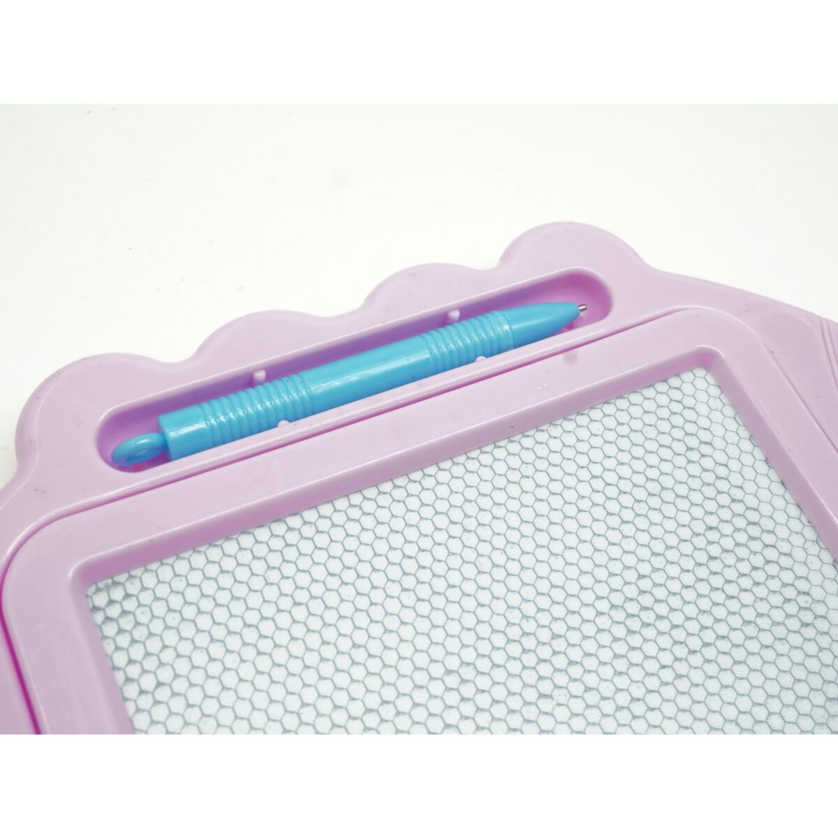 Tabla Magnetica pentru desen Embo, Pix, forma dreptunghi, dimensiuni 23x17 cm, Dezvolta Creativitatea, cu picioare suport, Roz Pal - imagine 4