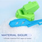 Jucarie pentru Copii, Embo, Lansator de Rachete cu Piciorul, un Singur Lansator, 6 Rachete Fara Lumini, 40.5 cm Inaltime, Multicolor - imagine 3