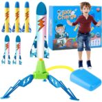 Jucarie pentru Copii, Embo, Lansator de Rachete cu Piciorul, un Singur Lansator, 6 Rachete Fara Lumini, 40.5 cm Inaltime, Multicolor - imagine 8