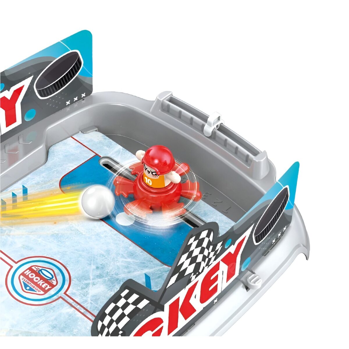 Joc de Masa Interactiv Ice Hockey pentru Copii, Embo, 4 Mingi, Tabela Scor, 40.7x27x14.5 cm, Multicolor - imagine 6