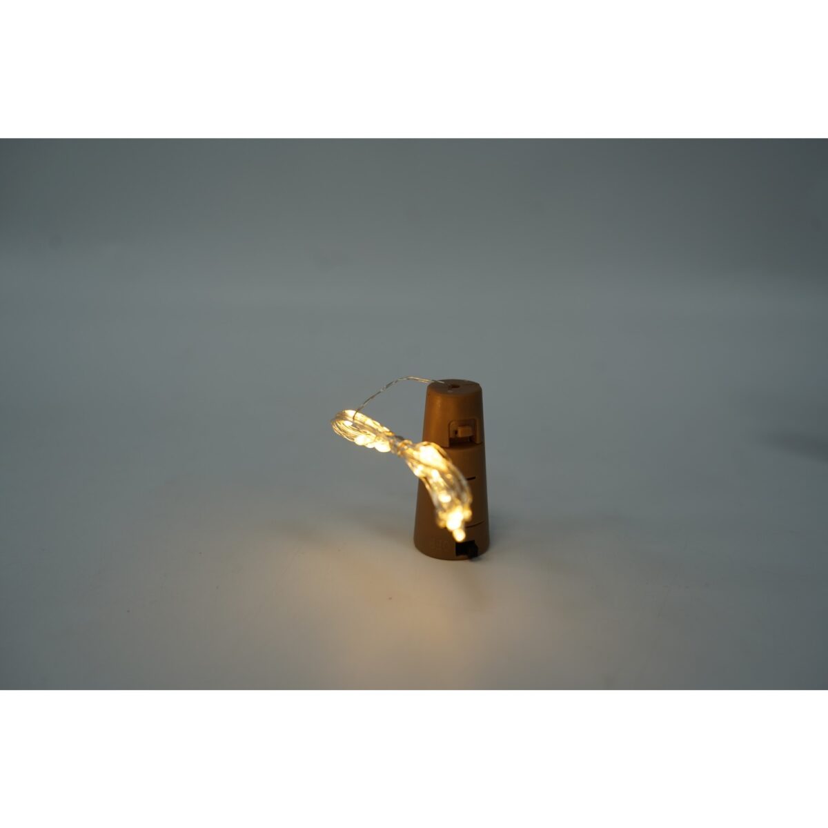 Instalatie de Craciun, Liniara, 2 m, Baterii, 20 LED-uri, Alb Cald, Fir Cupru, Interior/Exterior, Embo - imagine 2