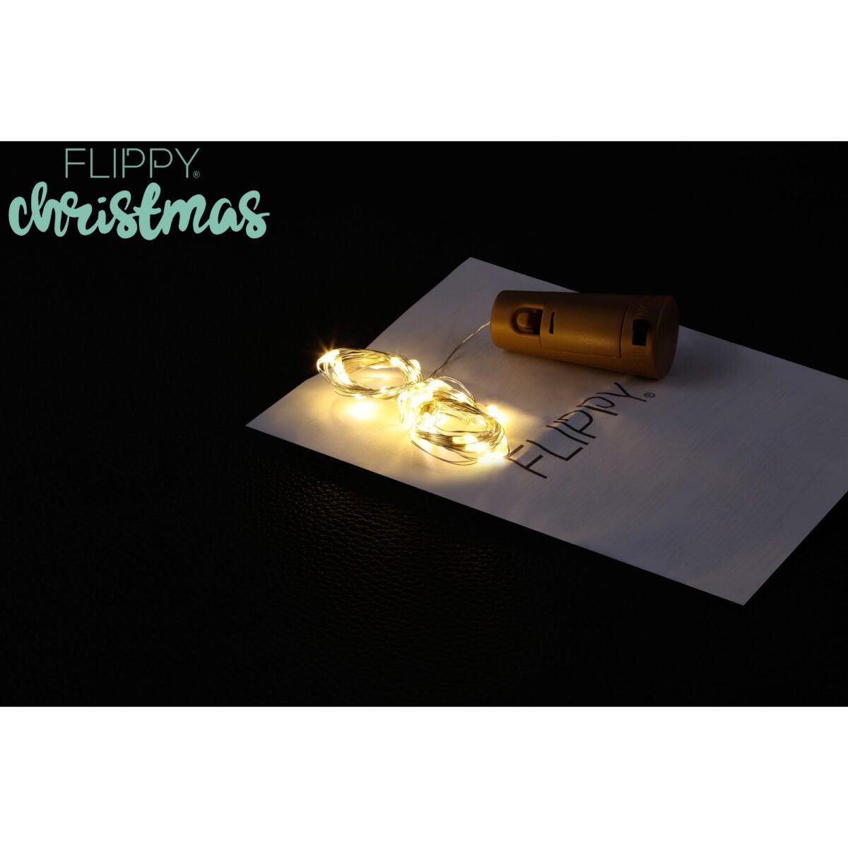 Instalatie de Craciun, Liniara, 2 m, Baterii, 20 LED-uri, Alb Cald, Fir Cupru, Interior/Exterior, Embo - imagine 7