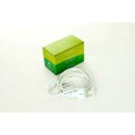 Instalatie Craciun, 25 m, Led-uri ,Franjuri, Alb cald, Flash, Alimentator, Interconectabila, Fir Alb Cauciucat, 220v, Embo - imagine 6