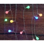 Instalatie Craciun, 3.5 m, 30 de LED-uri, multicolor RGB, model cu bilute, liniara, cu baterie, interior/exterior, Embo - imagine 4