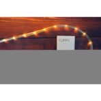 Instalatie Craciun, 34 m, 816 Led-uri ,Furtun Luminos, Alb cald, 8 jocuri de lumini, Transformator, Sectionabila, 220 V, Embo - imagine 4