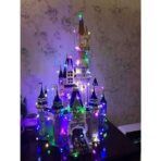 Instalatie de Craciun, Liniara, 20 m, Baterii, 200 LED-uri, Multicolor, 2 Jocuri de Lumini, Fir Cupru, Interior/Exterior, Embo - imagine 2